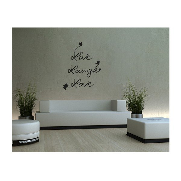 Samolepka Ambiance Live Laugh Love, 55 × 45 cm-image-2