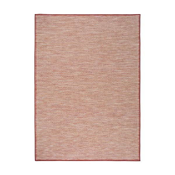 Červený koberec Universal Kiara vhodný i do exteriéru, 170 x 120 cm