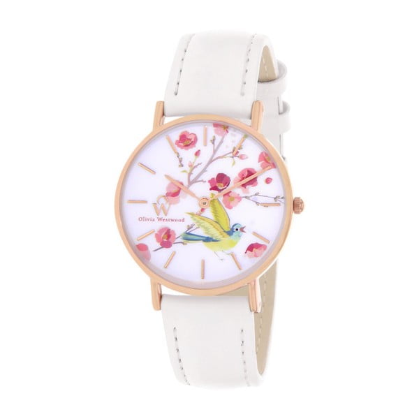 Dámske hodinky s remienkom v bielej farbe Olivia Westwood Puna