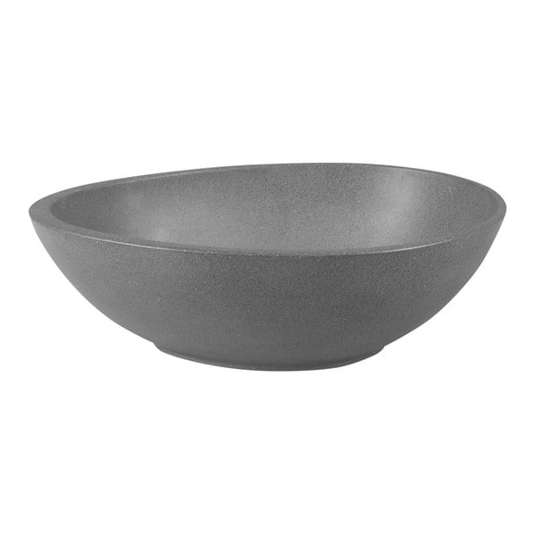 Tmavosivé betónové umývadlo 53x39 cm Punc – Sapho-image-1
