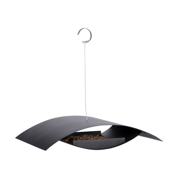 Čierne závesné kŕmidlo Esschert Design Modern-image-2