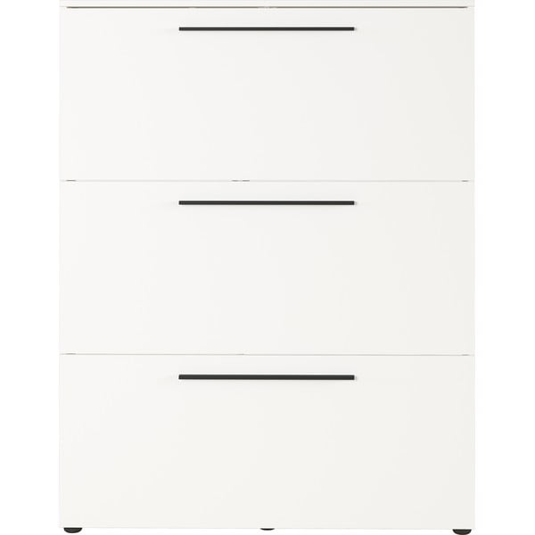 Biela výklopná skrinka na topánky Utah - Germania-image-1