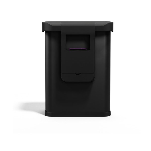 Čierny bezdotykový oceľový odpadkový kôš 58 l Sensor – simplehuman-image-3