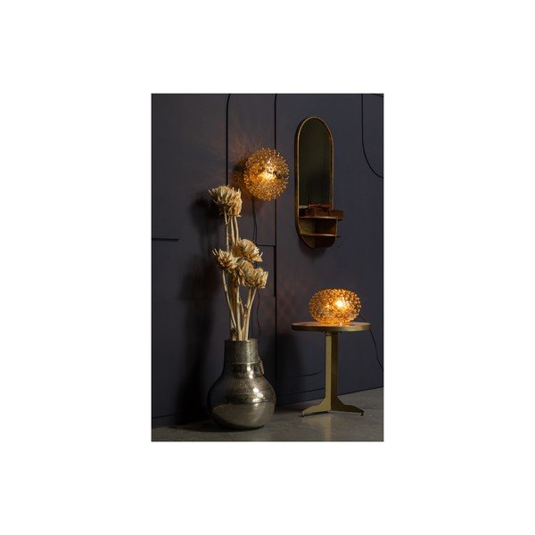 Béžová stolová lampa so skleneným tienidlom (výška 20 cm) Soap – BePureHome-image-3
