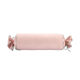 Ružová obliečka na vankúš WeLoveBeds Rose Quarz Candy, Ø 20 × 58 cm