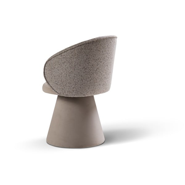 Béžové zamatové kreslo Inez – Micadoni -image-4