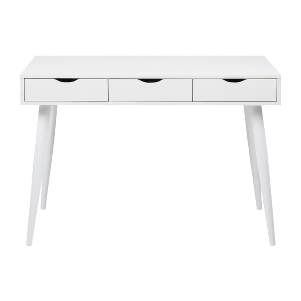 Biely pracovný stôl so zásuvkami Actona Neptun-image-4