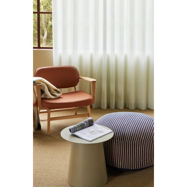 Tmavomodrý taburet Mochi – Hübsch-image-1