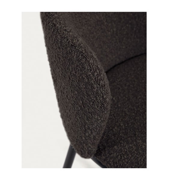 Čierna barová stolička (výška sedadla 65 cm) Ciselia – Kave Home-image-4