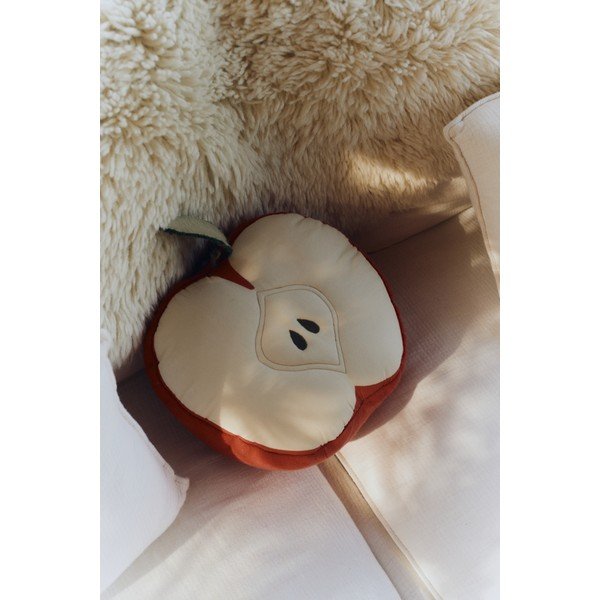 Bavlnený detský vankúšik ø 30 cm Apple – Lorena Canals-image-4