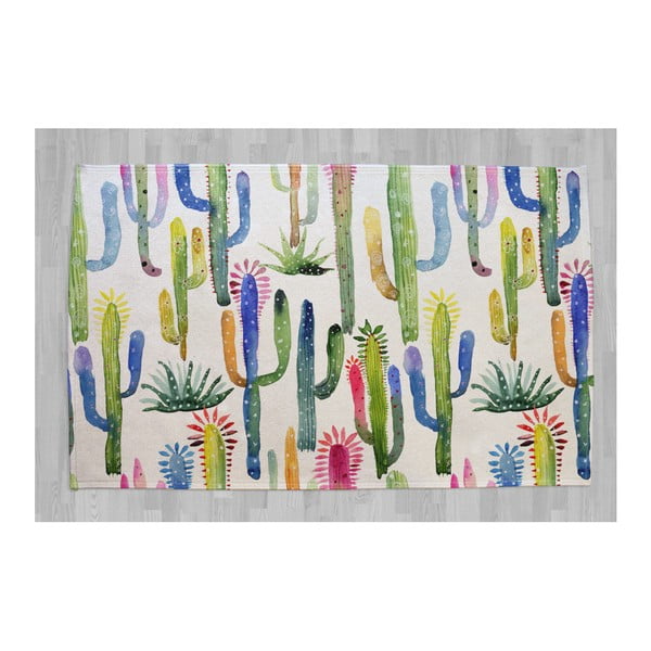 Koberec z čistej bavlny Surdic Cactus, 140 x 90 cm