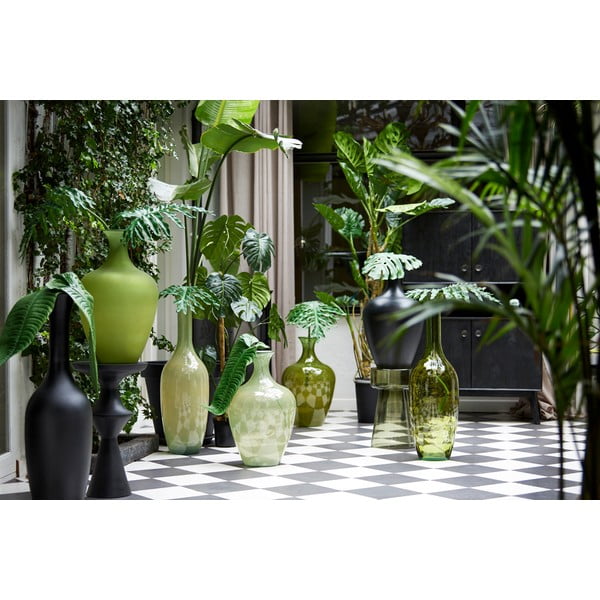 Sklenený okrúhly odkladací stolík ø 30 cm Dakwa – Light & Living-image-3