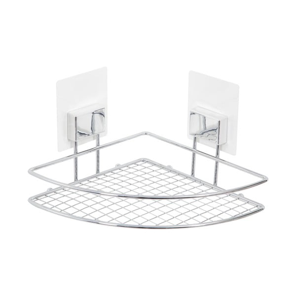 Nástenná rohová samodržiaca polička Compactor Bestlock Magic Bath Rack-image-3