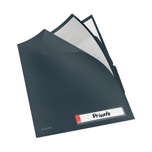 Sivé triediace kancelárske dosky Leitz Cosy, A4-image-2