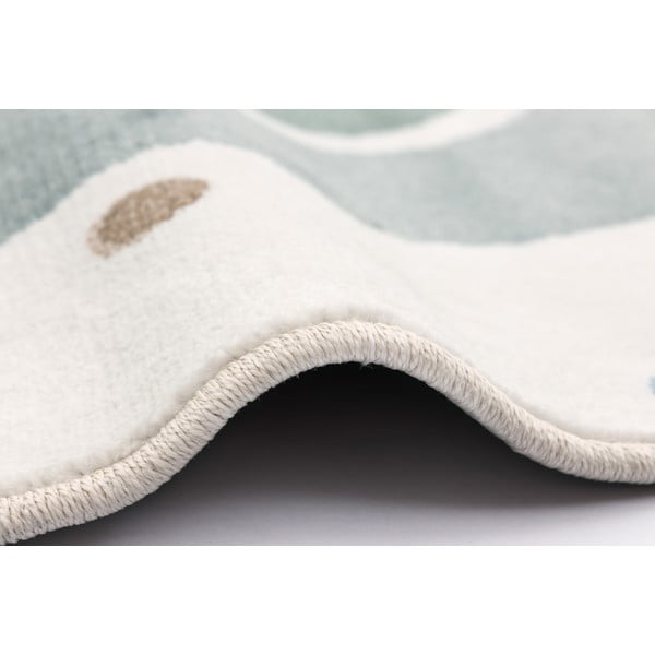 Zelený/slonovinový detský koberec ø100 cm Joyful Mint – FD-image-2