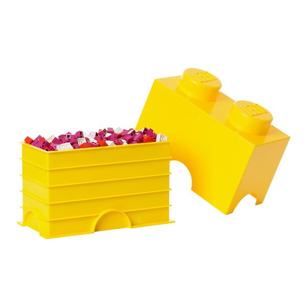 Žltý úložný dvojbox LEGO®-image-2