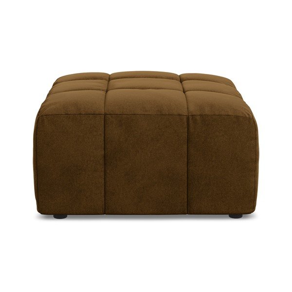 Zamatová podnožka v horčicovej farbe Aloha – Makamii