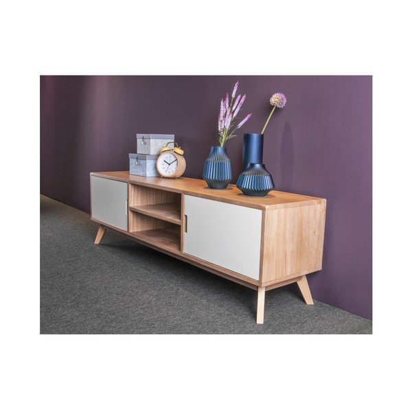 Modro-zlatá sklenená váza PT LIVING, výška 18,5 cm-image-1
