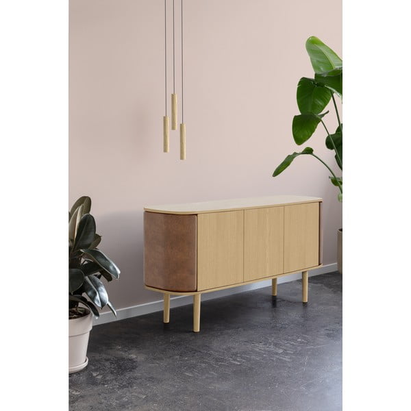 LED závesné svietidlo s dreveným tienidlom ø 3 cm Chimes – UMAGE-image-3