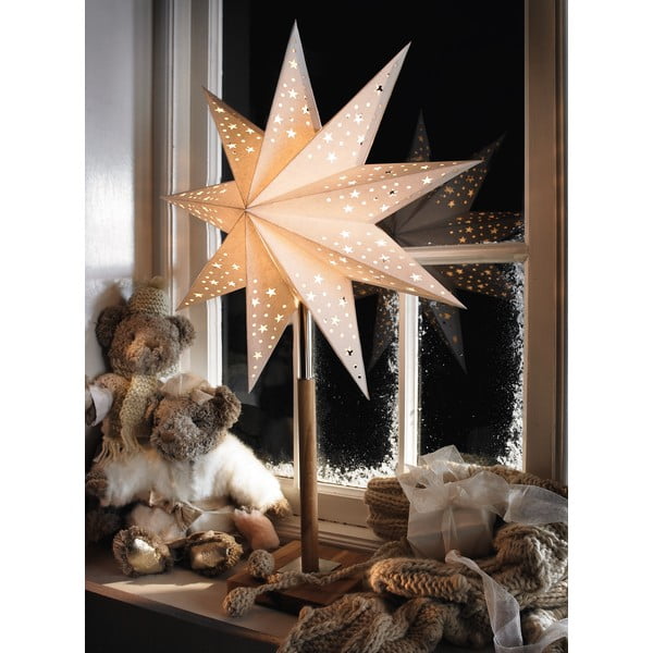 Biela vianočná svetelná dekorácia Solvalla – Markslöjd-image-1