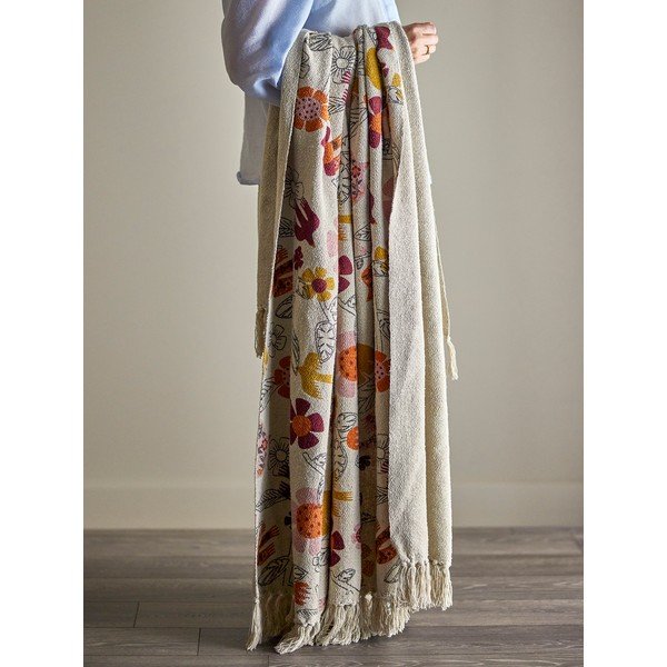 Deka s prímesou bavlny 130x160 cm Vivielle – Bloomingville-image-4