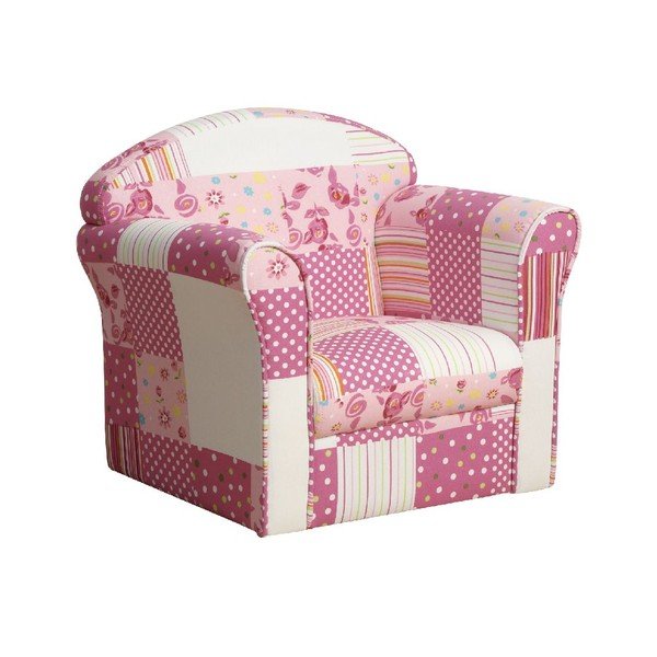 Detské minikreslo Pink Patchwork-image-3