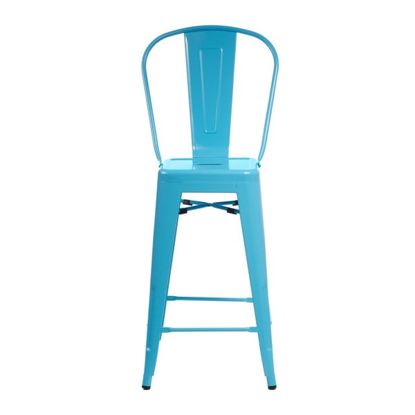 Modrá barová stolička D2 Paris