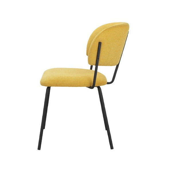 Žlté jedálenské stoličky v súprave 2 ks Claudia – Støraa-image-4