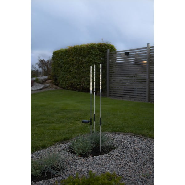 Súprava 3 vonkajších solárnych LED svetelných dekorácií Star Trading Bubbly, výška 83 cm-image-3