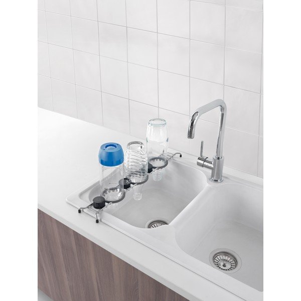 Oceľový odkvapkávač na fľaše v striebornej farbe – Metaltex-image-1