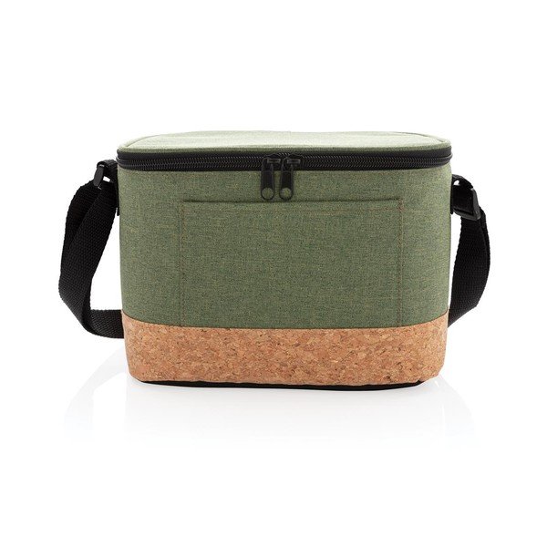 Zelená termotaška s korkovými detailmi XD Collection-image-2