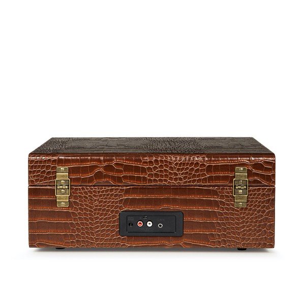 Hnedý gramofón Crosley Voyager Croc-image-3