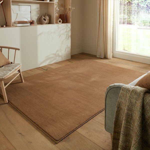 Koňakovohnedý koberec 200x290 cm – Flair Rugs-image-1