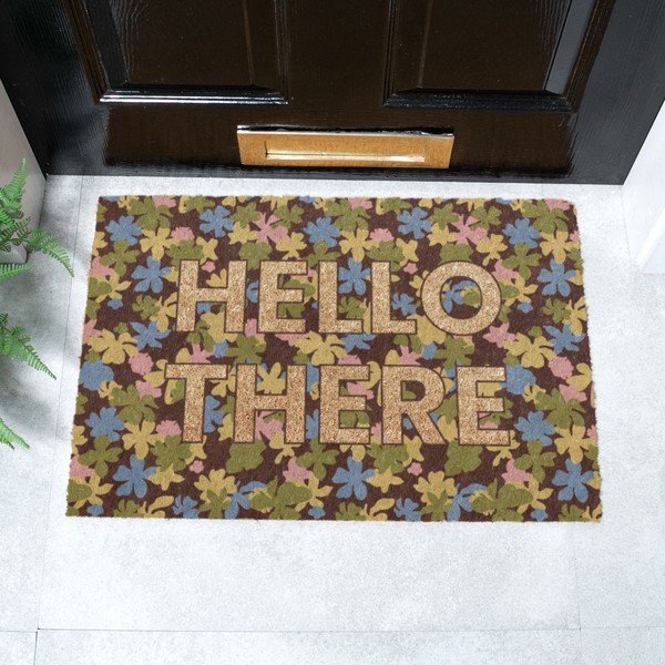 Rohožka z kokosového vlákna 40x60 cm Hello There – Artsy Doormats-image-4