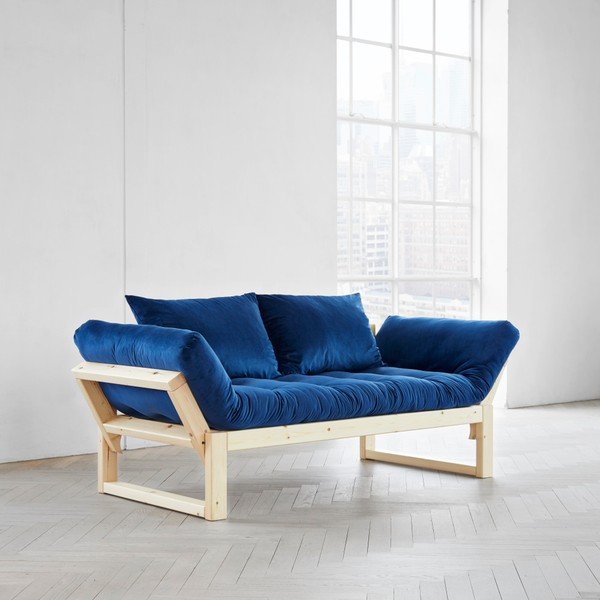 Variabilná pohovka Karup Edge Natural/Velvet Navy-image-1