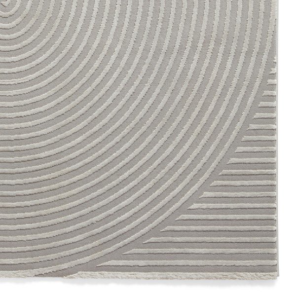 Svetlosivý umývateľný koberec z recyklovaných vlákien 160x230 cm Flores – Think Rugs-image-4