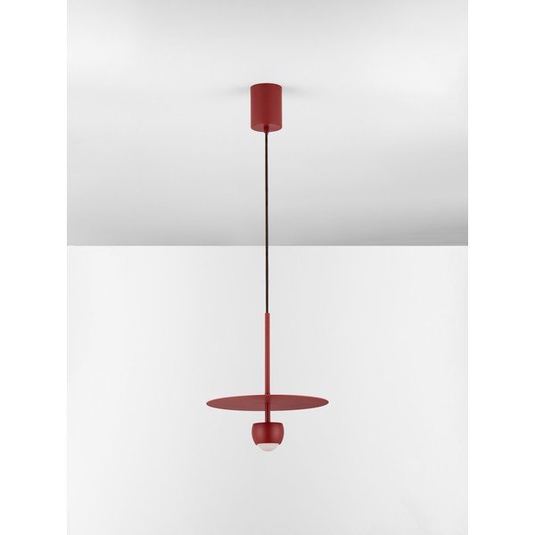 Červené hliníkové LED závesné svietidlo ø 30 cm Edem – Nova Luce-image-3