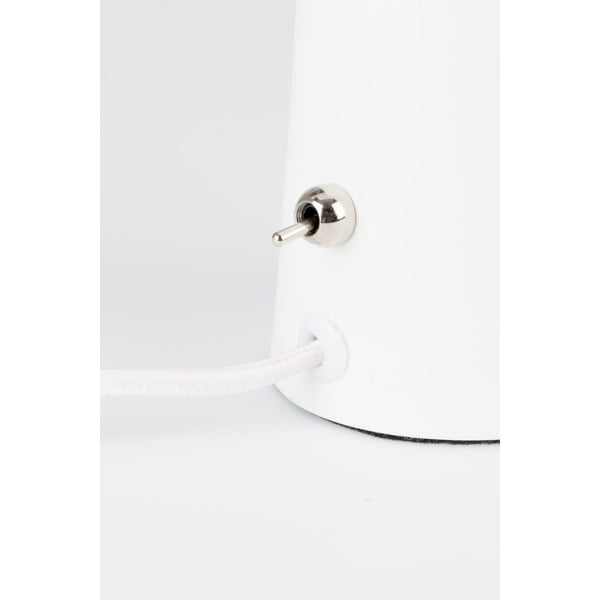 Biela stolová lampa White Label Vesper-image-4