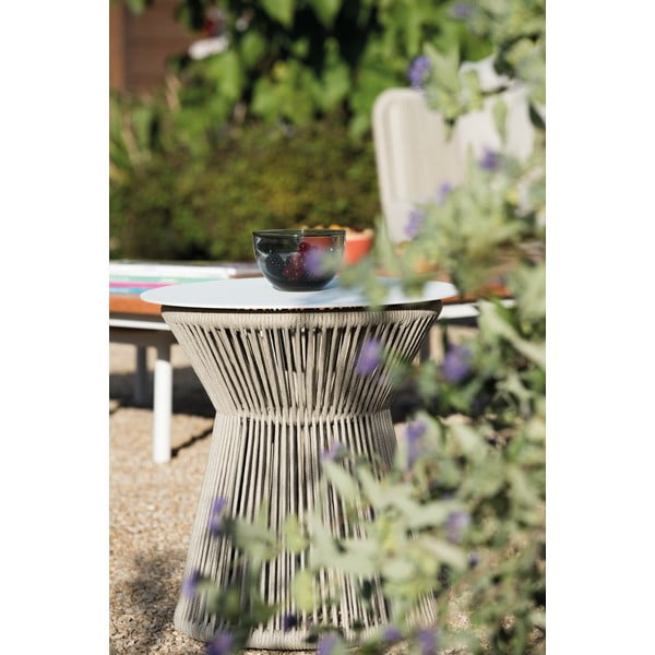 Okrúhly záhradný odkladací stolík ø 42 cm Omer – Diphano-image-2