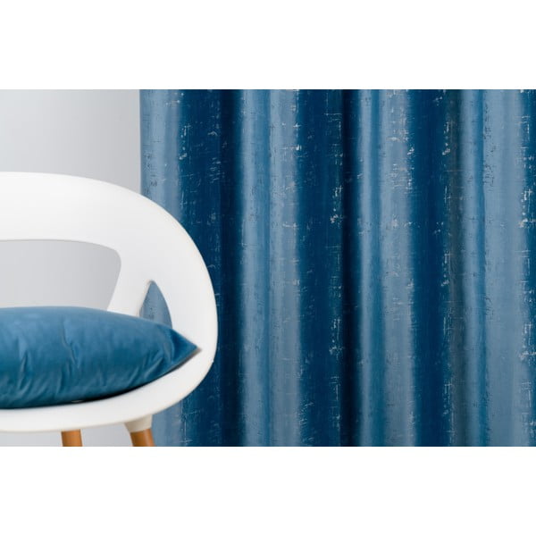 Modrý záves 140x260 cm Scento – Mendola Fabrics-image-3