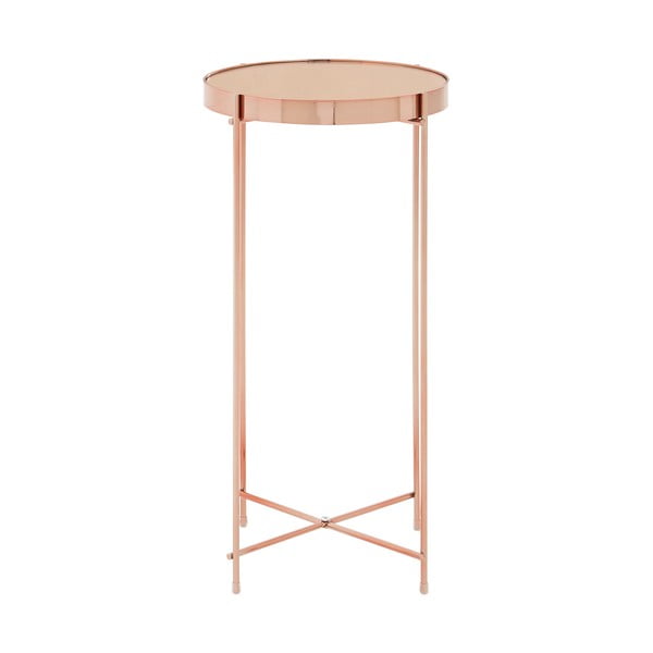 Okrúhly odkladací stolík so sklenenou doskou ø 33 cm Allure – Premier Housewares-image-1