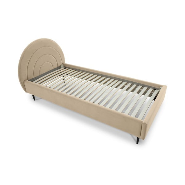 Béžová detská posteľ 90x200 cm Rainbow – Scandic-image-1