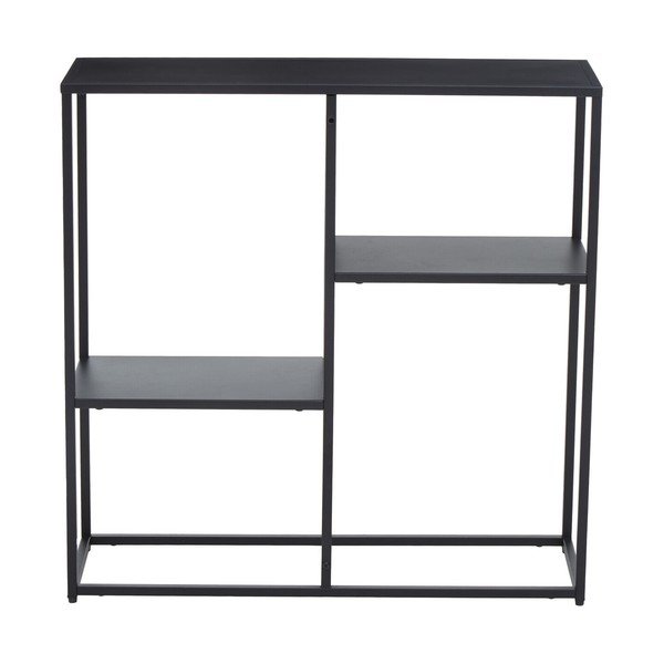 Čierny oceľový regál 80x81x26 cm Acero – Premier Housewares-image-4