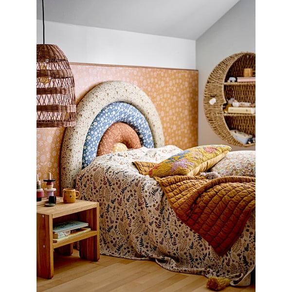 Hnedá bavlnená detská deka 80x100 cm Baille – Bloomingville Mini-image-3