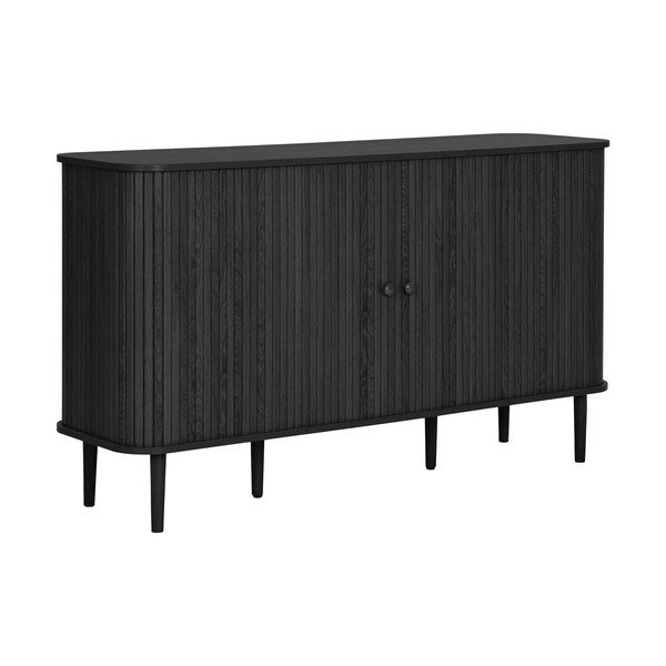 Čierna komoda z borovicového dreva 140x79x40 cm Nikko – House Nordic
