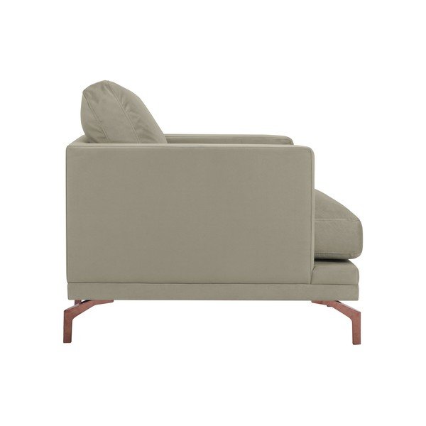Béžové kreslo s podnožou v zlatej farbe Windsor & Co Sofas Jupiter-image-2