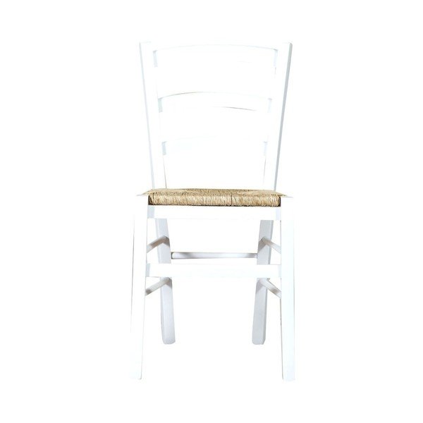 Biela jedálenská stolička z bukového dreva Alis-image-1