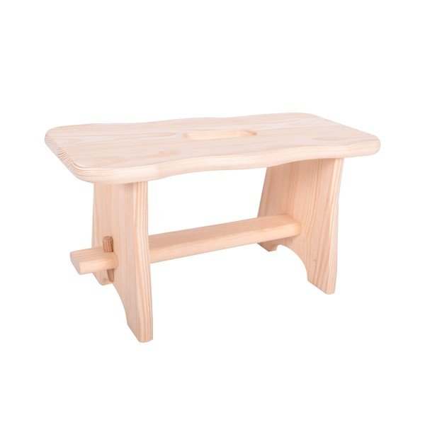 Stolička z borovicového dreva v prírodnej farbe Tirolo – Rojaplast-image-1