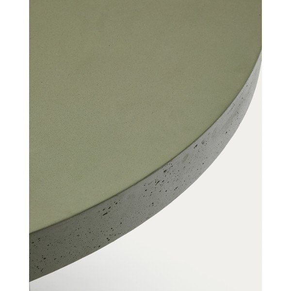 Betónový okrúhly záhradný jedálenský stôl ø 120 cm Aiguablava – Kave Home-image-4