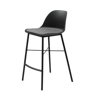 Čierna barová stolička Unique Furniture Whistler